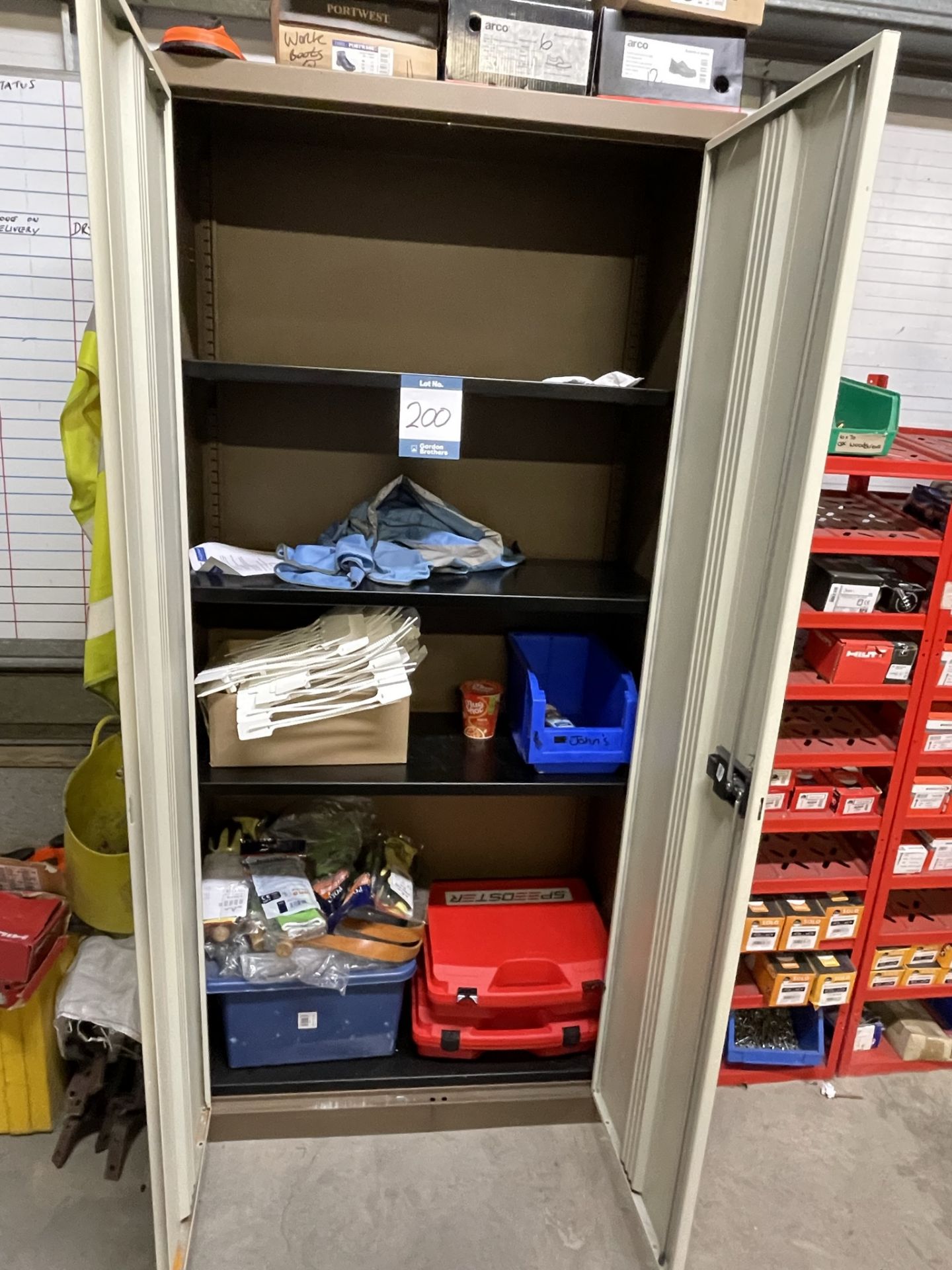 4x (no.) ten tier small components storage racks and contents of fixings, as lotted together with - Image 6 of 6