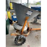 Single axle salt spreader