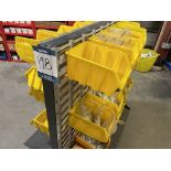 Double sided, small component storage trolley