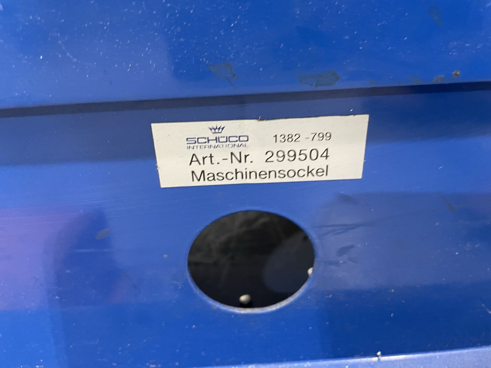 Schuco, 1382-799 pneumatic press, Serial No. 299504 and four station press tool - Image 3 of 3