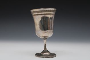 An Islamic Possibly Turkish Silver Cup. H: Approximately 13.8cm D: Approximately 8.2cm 231g