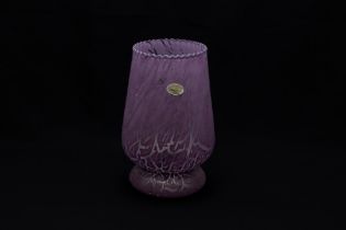 A Vintage Murano Glass Purple Basket. 