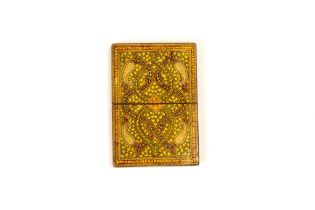 An Islamic Kashmiri Paper Mache Card Holder from the 19th Century.

Approximately: 10x 7cm 