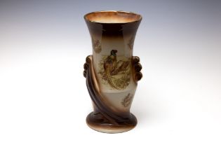 A Large Victorian Vase from the 19th Century. H: Approximately 37cm