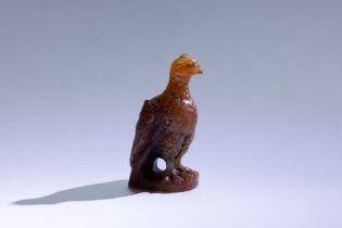 A Roman Sulaimani Agate Stone Anthropomorphic Eagle Structure. H: Approximately 4cm