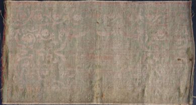 An Ottoman Ã‡atma Velvet Cushion Cover from the 18th Century.

Approximately 92 x 51cm 