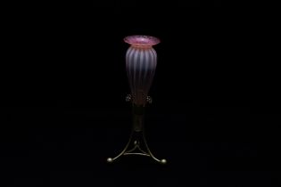 A Vintage Murano Glass Pink Vase.