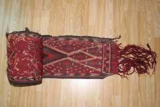 A Yamood Turkmen Tent Belt from the 19th Century. L: Approximately 1530cm W: Approximately 32cm