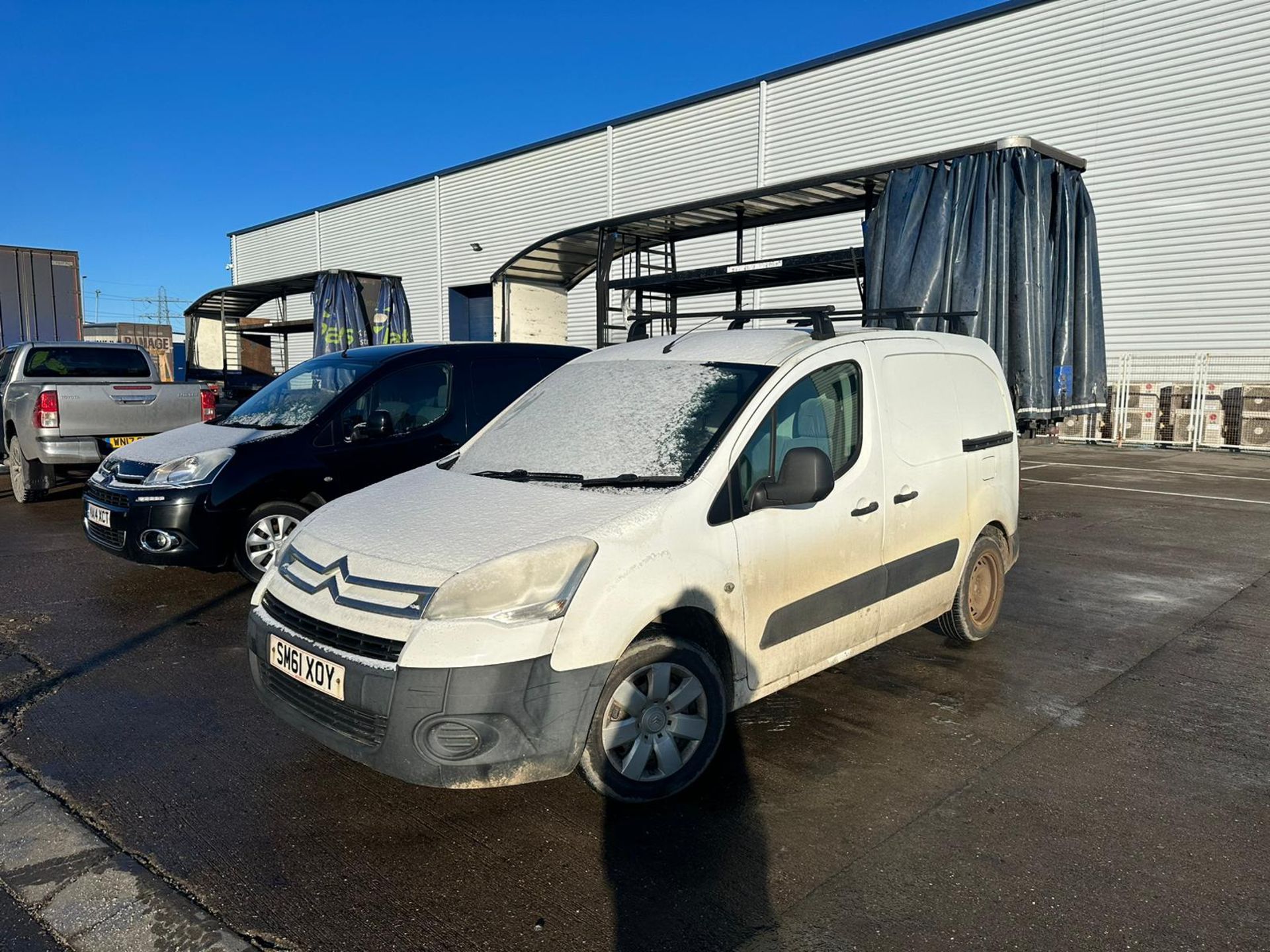 CITROEN BERLINGO 2012 WHITE 3 SEATS, REG SM61 XOY, MILEAGE 110300, MOT SEPTEMBER 2024 - Image 2 of 5