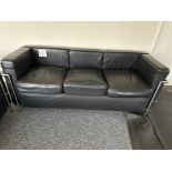 3 SEATER LEATHER SOFA