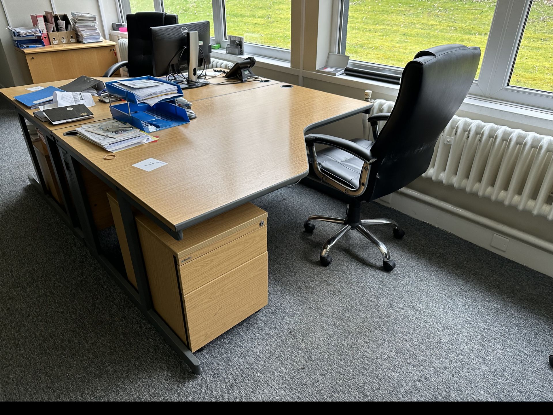OFFICE SUITE - MONITOR, DESK CHAIR, CABINET & DRAWERS