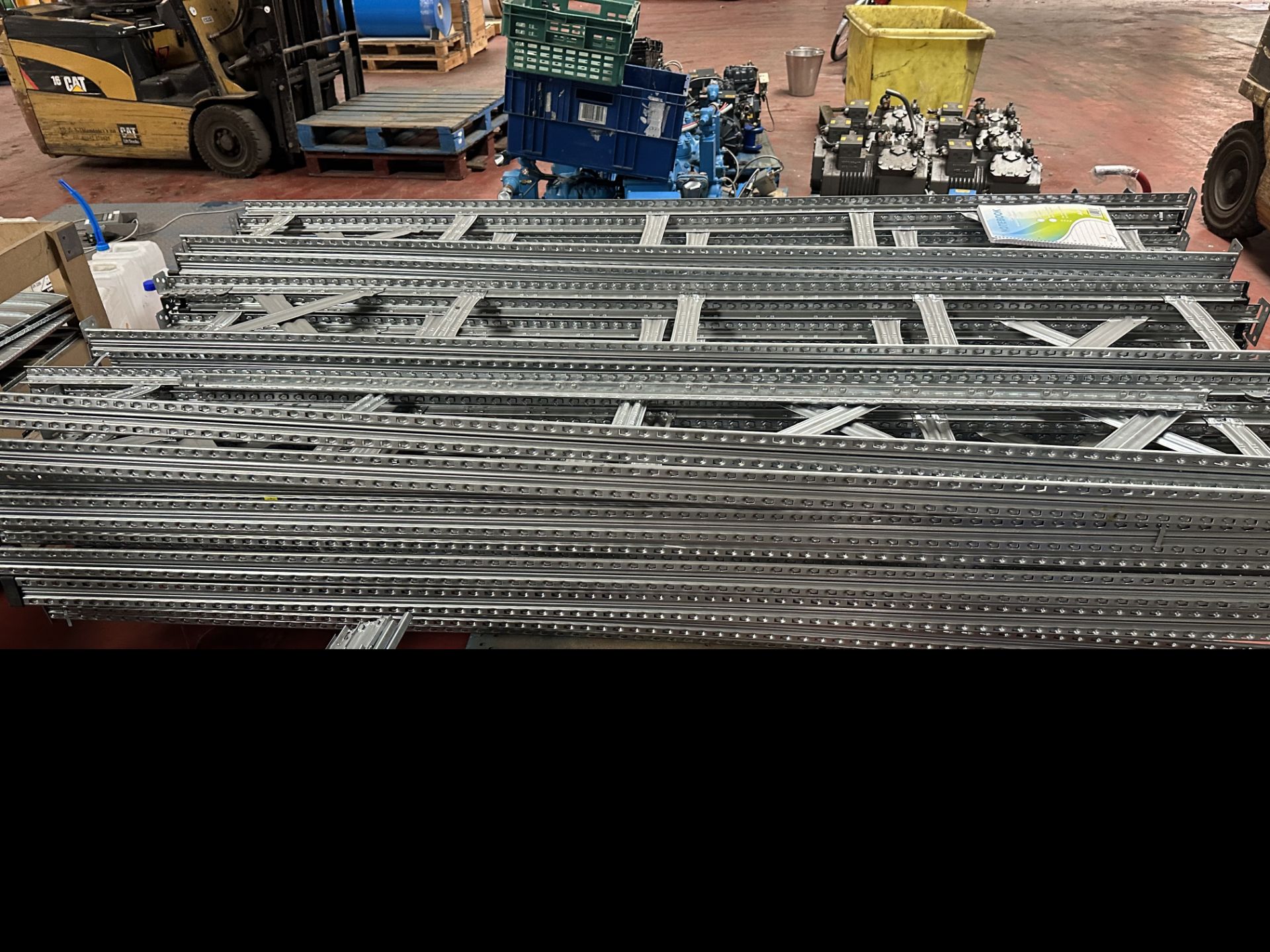 3 PALLETS GALVANISED SHELVING