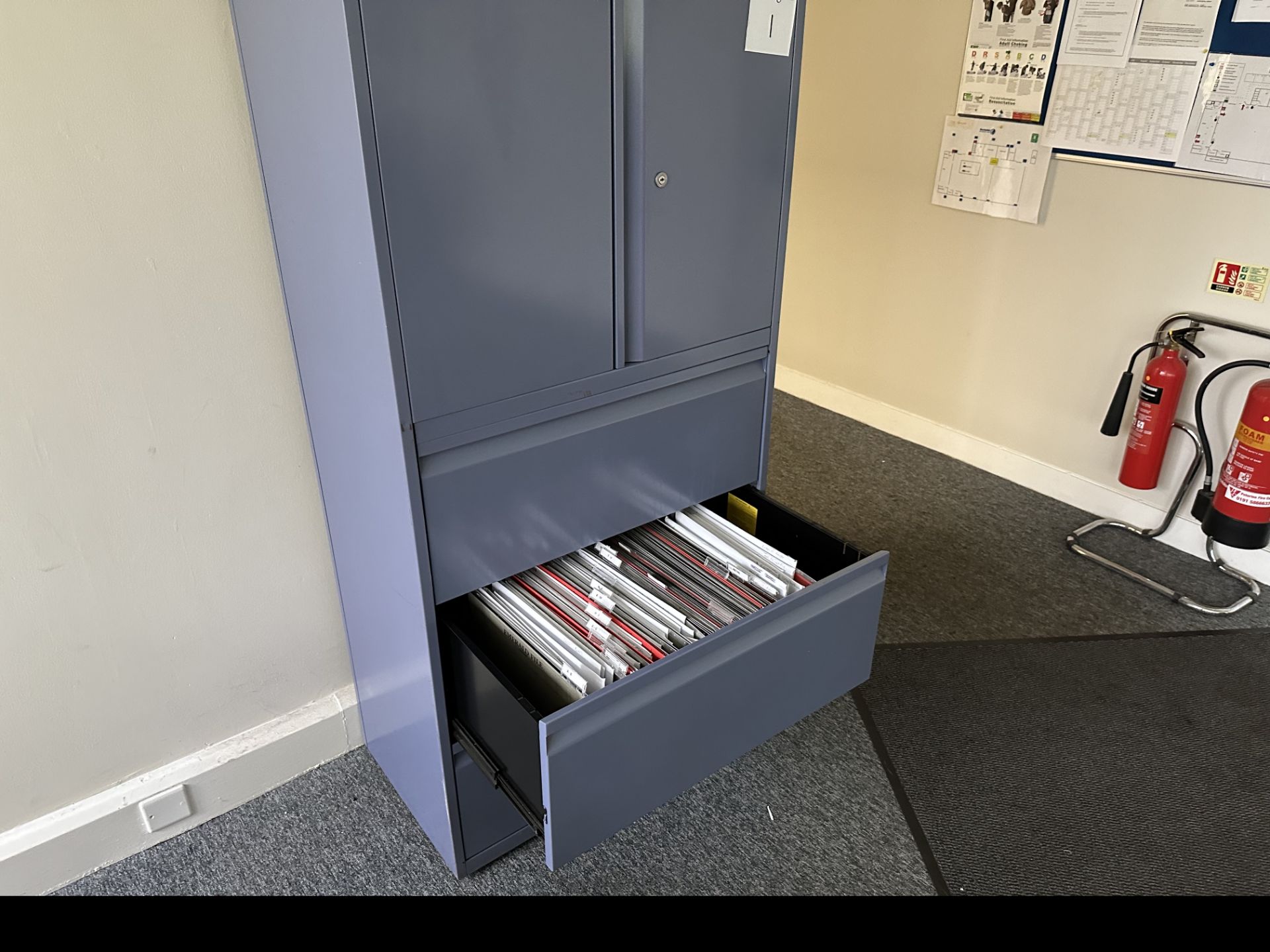 FILING CABINET - 3 x DRAWER WITH TOP LOCK UNIT