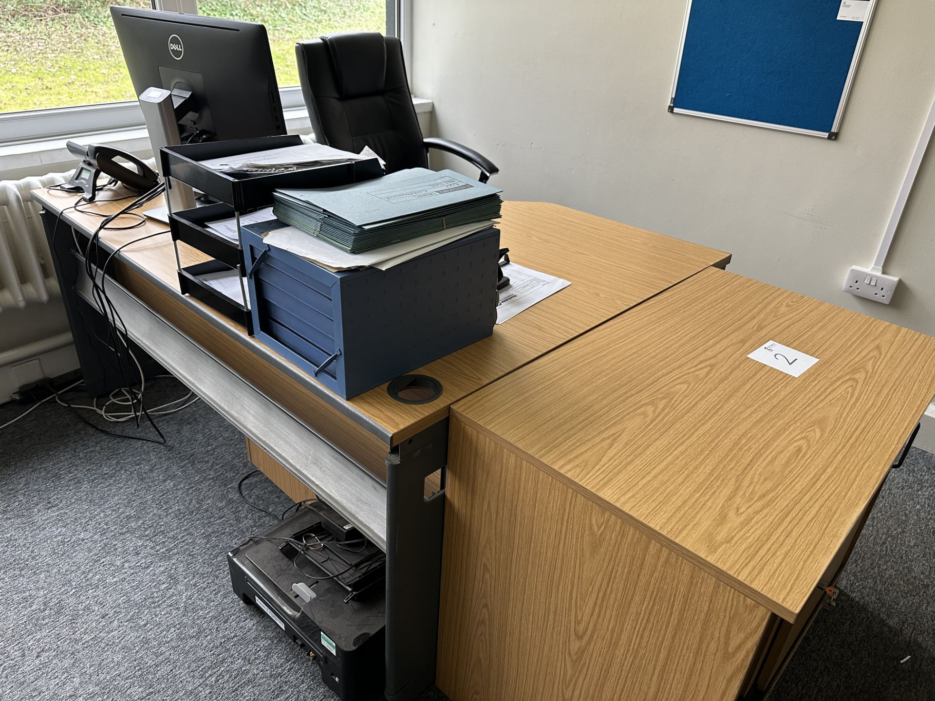 OFFICE SUITE - MONITOR, DESK CHAIR, CABINET & DRAWERS