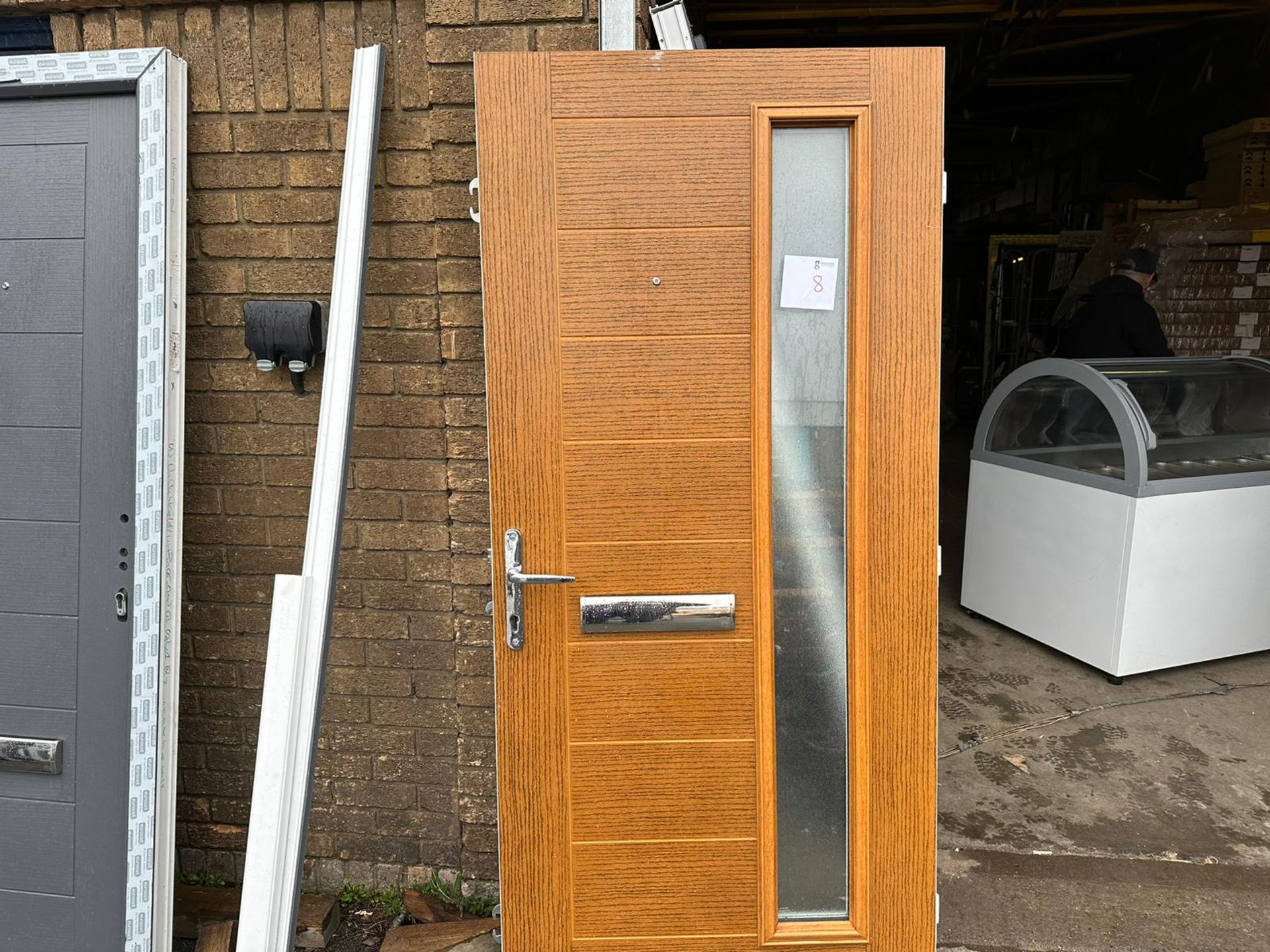 Wood Composite door without frame, 900 x 2000
