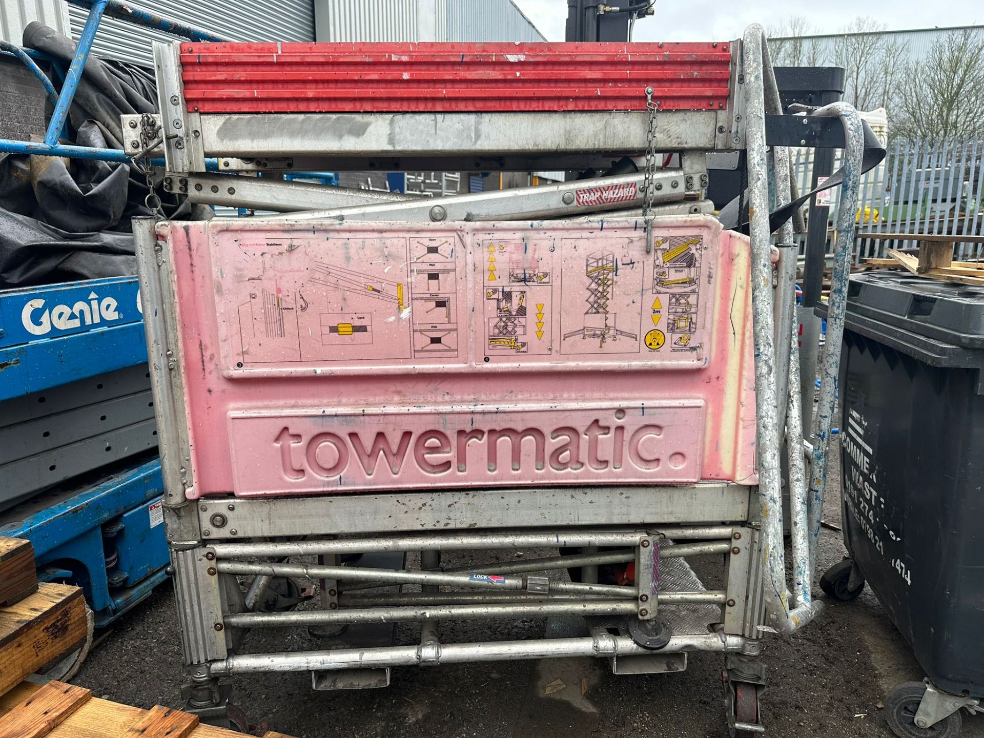 TowerMatic aluminium Tower with Hydraulic Pump