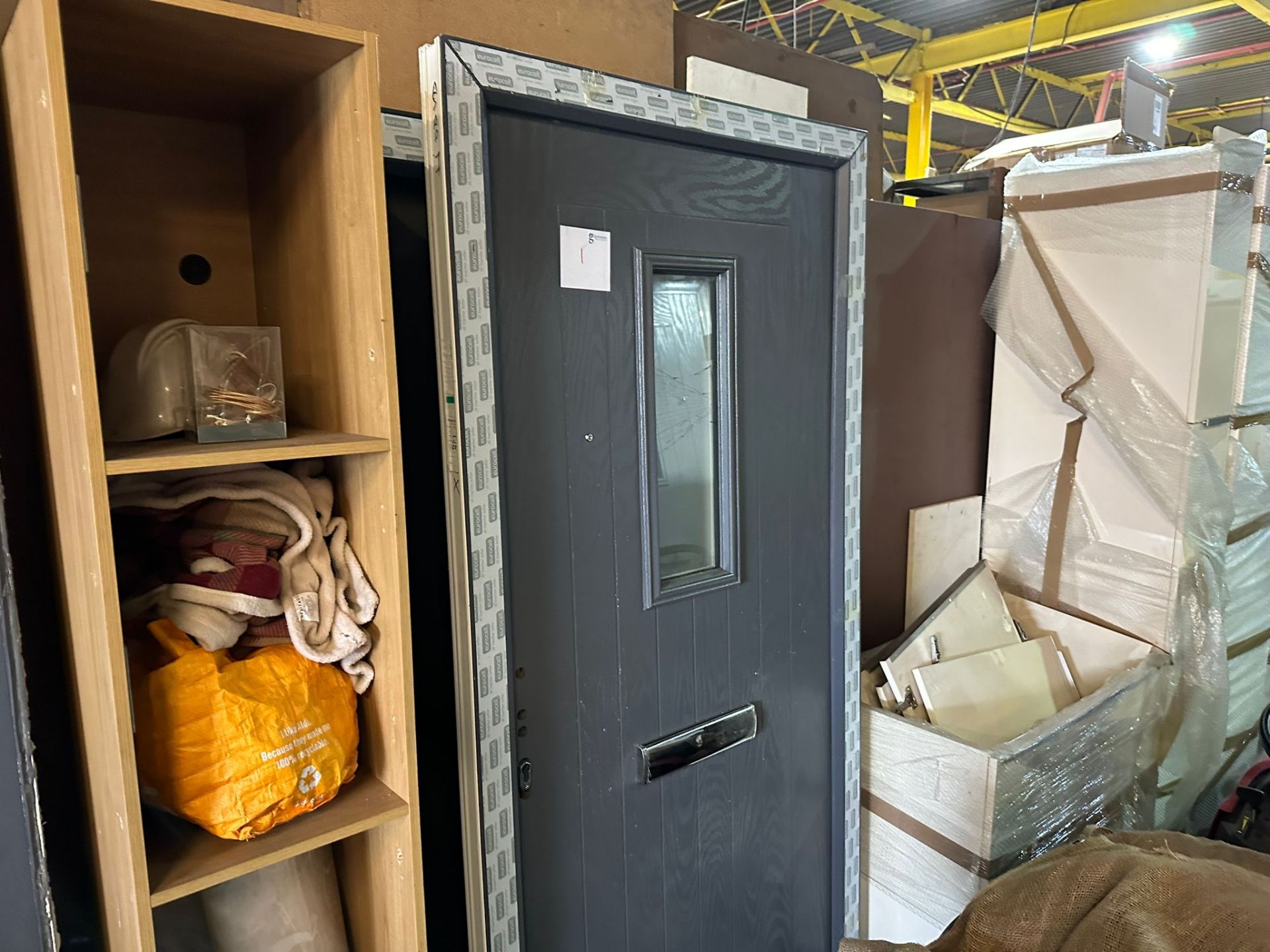 Grey Composite door with frame, 1020 x 2080 - Bild 2 aus 2