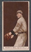 American Tobacco Company Baseball Series T207 brown background, single card, Recruit back - Edward