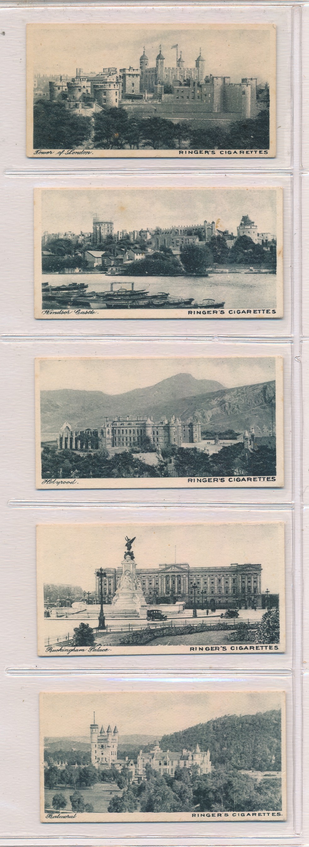 Edwards, Ringer & Bigg 1912 Abbeys and Castles full set of 25, in very ...