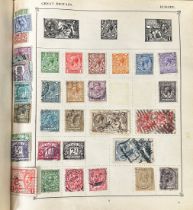 World stamp collection in The Strand Stamp Album, including, Great Britain with 1918 Seahorses to