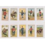 Phillips 1900 Types of British Soldiers complete set of 25, in fair to good condition, odd crease or