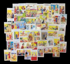 Naughty, collection of naughty postcards f