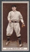 American Tobacco Company Baseball Series T207 brown background, single card, Recruit back - Larry