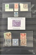 World stamp collection in stockbook, including useful Great Britain Four Kings to QEII range