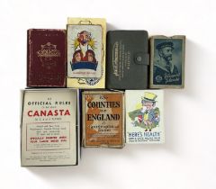 Playing cards collection, generally excellent to good in good or better boxes (where present),