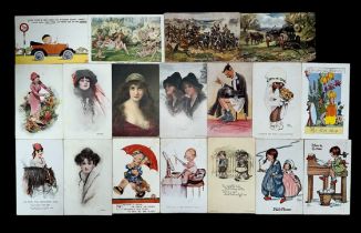 Postcards - Artists range of 35 cards featuring Mabel Lucie Attwell, Harry Payne, Constance Symonds,