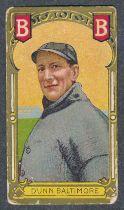 American Tobacco Company Baseball Series T205 gold border single card, Hassan back, Jack Dunn,