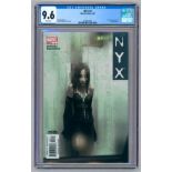 NYX #3-(February 2004)-Graded 9.6 by CGC. 1st appearance ofX-23 (Laura Kinney) Joe Quesada story,