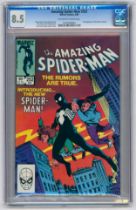 THE AMAZING SPIDER-MAN #252-(May1984)-Graded 8.5 by CGC. First appearance of the Black costume.