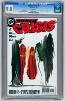 IDENTITY CRISIS #7 – (Feb. 2005 DC Comics) – GRADED 9.8 by CGC – Truth & Consequences. Sue Dibny's