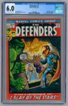 THE DEFENDERS #1-(August 1972)-Graded 6.0 by CGC- Sub- Mariner, Hulk and Doctor Strange begin. First