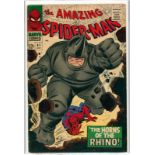 THE AMAZING SPIDER-MAN #41 – (Oct 1966, Marvel) – Key Issue: The First Appearance of The Rhino! John