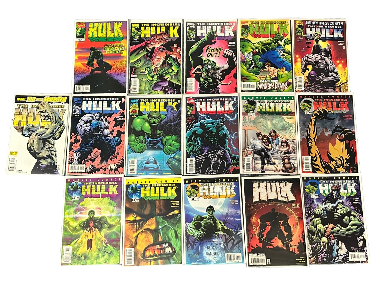 THE INCREDIBLE HULK comics, numbers, 1, 2, 3, 4, 5, 6, 7, 9, 10, 11, 12, 13, 14, 15, 16, 17, 18, 19, - Image 3 of 4