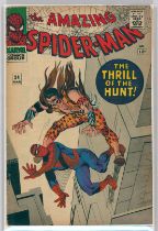 THE AMAZING SPIDER-MAN #34 – (Mar 1966, Marvel) – Steve Ditko & Sam Rosen. Stapled. Boarded.