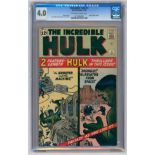 THE INCREDIBLE HULK #4 - (November 1962)-Graded 4.0 by CGC-Origin of Hulk retold. Stan Lee story,