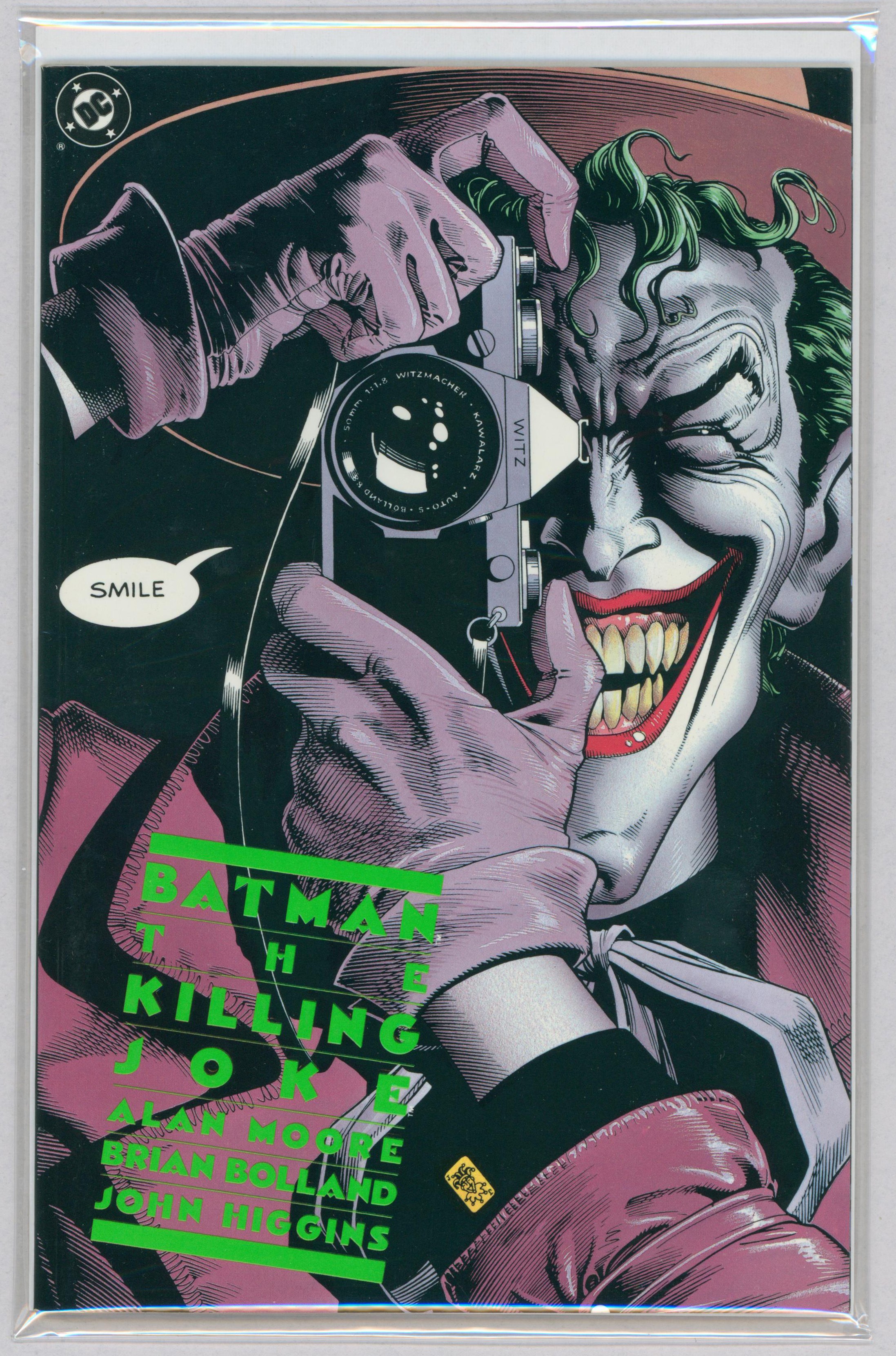 BATMAN: THE KILLING JOKE – (Jan 1988, DC) – Key Issue: Batman cripples Barbara Gordon. 1ST Edition