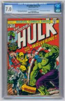 THE INCREDIBLE HULK #181 – (Nov, 1974 Marvel) – GRADED 7.0 by CGC – First full appearance of