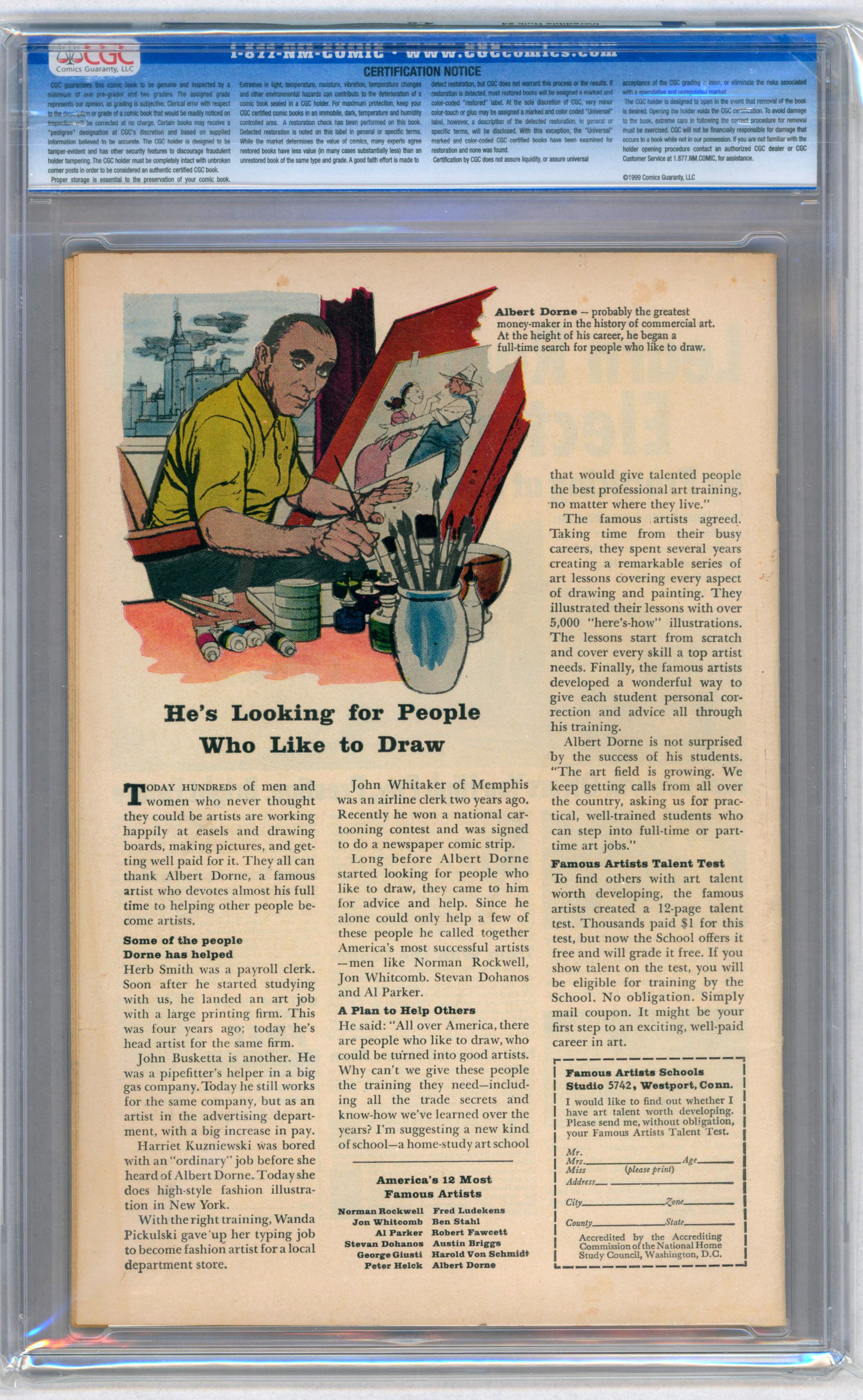 THE INCREDIBLE HULK #4 - (November 1962)-Graded 4.0 by CGC-Origin of Hulk retold. Stan Lee story, - Image 2 of 2