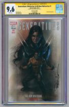 GENERATIONS: WOLVERINE & ALL-NEW WOLVERINE #1 KRS Comics Edition-(September 2017)-Graded 9.6 by CGC.