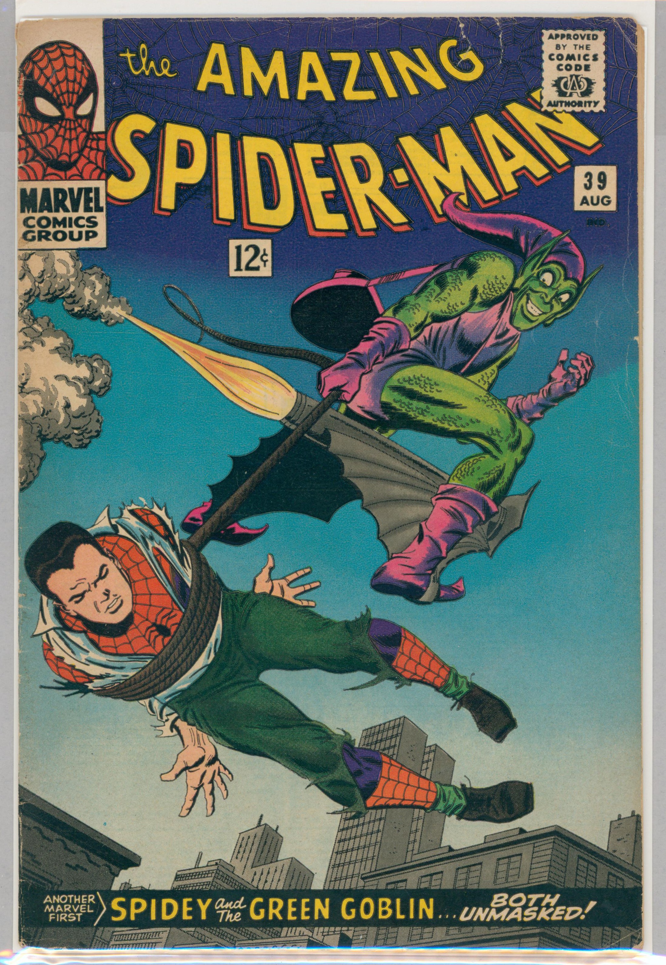 THE AMAZING SPIDER-MAN #39 (Aug 1966, Marvel) – Key Issue: First John Romita Artwork; Norman