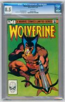 WOLVERINE LIMITED SERIES #4-(November1982)-Graded 8.5 by CGC. Chris Claremont story, Frank Miller
