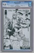 THE WALKING DEAD #115 Variant Cover N-(September2013)-Graded 9.8 by CGC. Sketch cover "Midnight