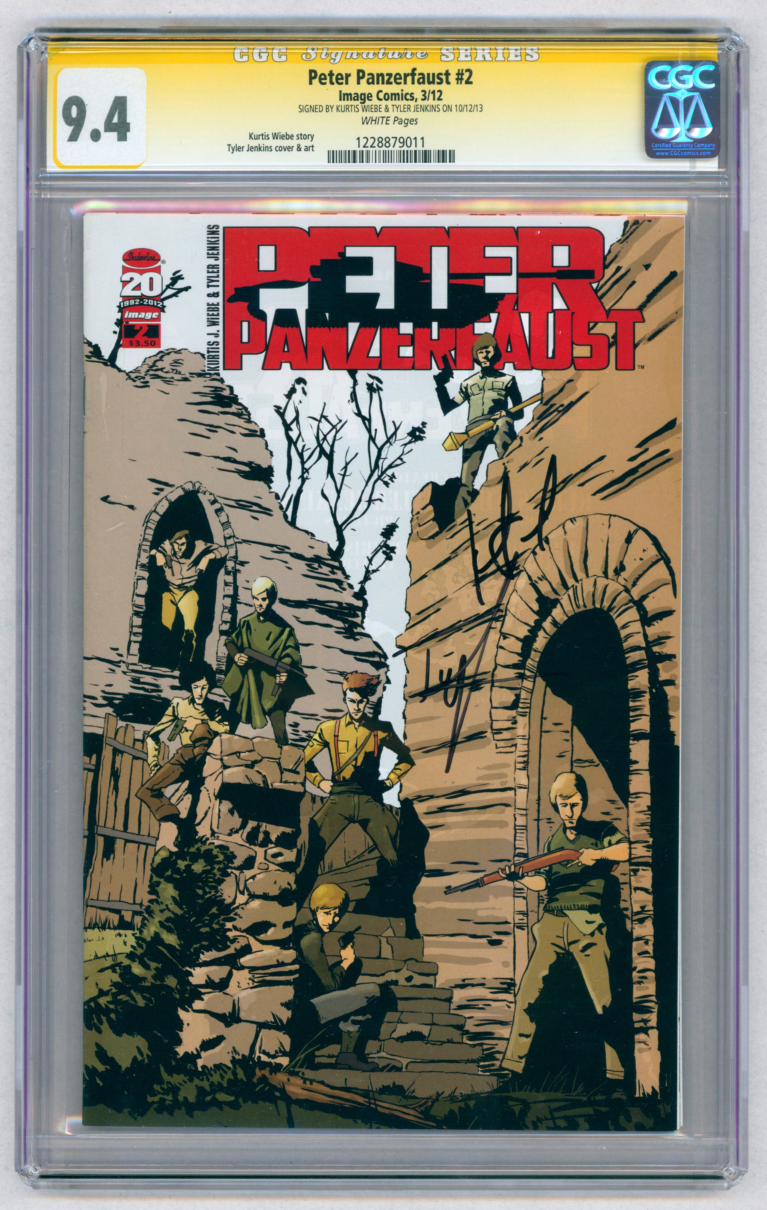 PETER PANZERFAUST #2-(May2012)-Graded 9.4 by CGC. Kurtis Wiebe story, Tyler Jenkins cover & art.