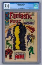 FANTASTIC FOUR #67-(October 1967)-Graded 7.0 by CGC. Origin and 1st appearance of Him (Warlock) in