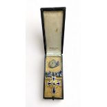 Third Reich Honour Cross of the German Mother in gold in Rinhard Sieper & Sohne Ludenscheid box of