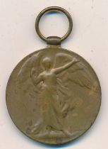 First World War - Victory Medal to 29143 Pte J. Stevens Glouc R. polished thus fine.